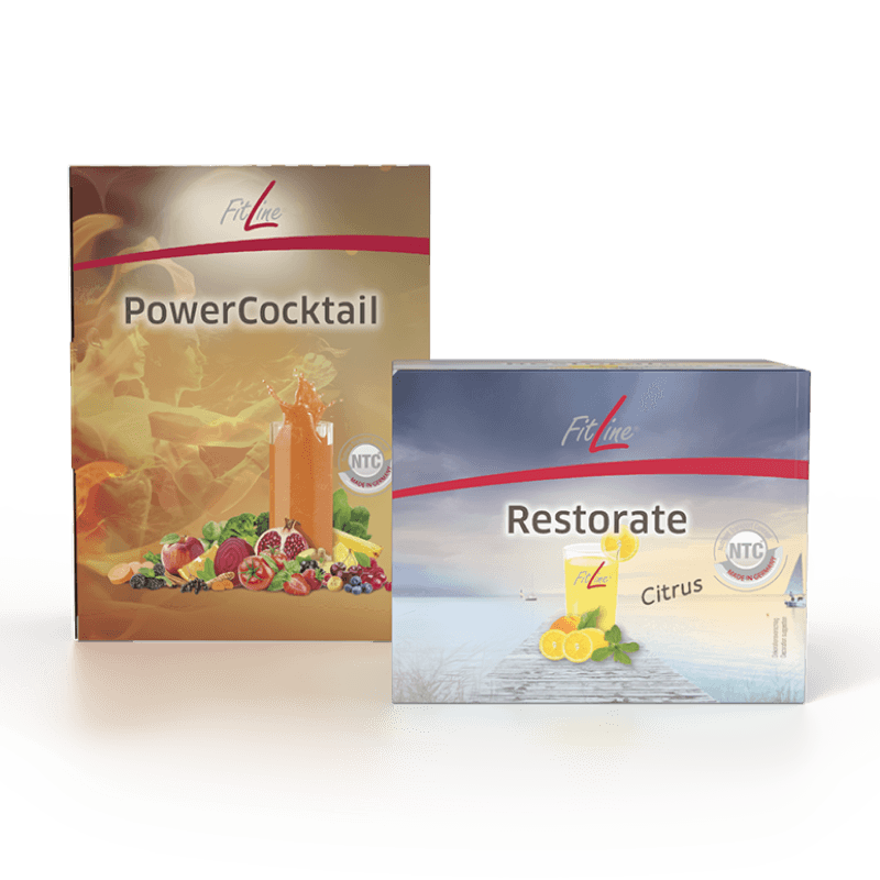 Optimal-Set (PowerCocktail y Restorate Citrus)